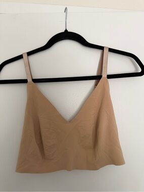 Calvin Klein Nude Bralette Adjustable Straps L